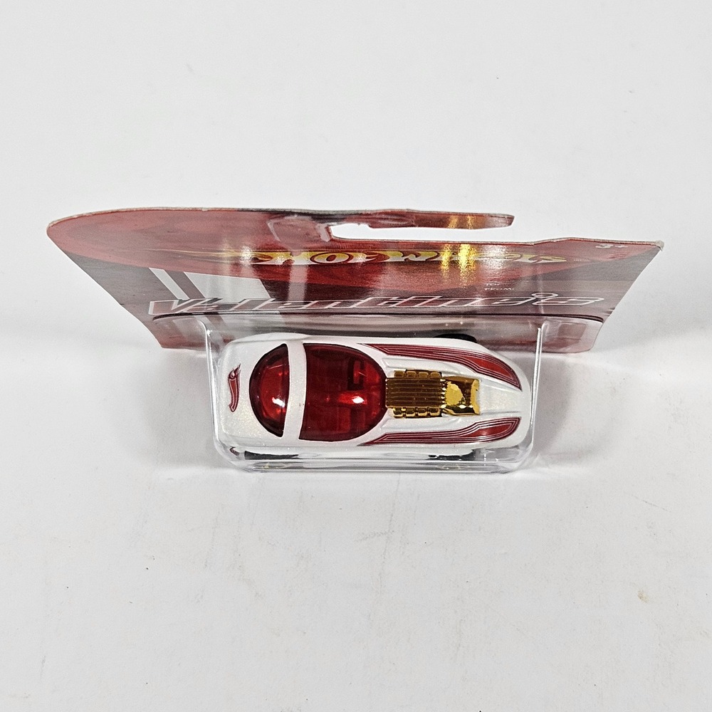 Hot Wheels Silhouette II Valentines Day Series 2008 White Red Diecast Car N8579 - Picture 3 of 8